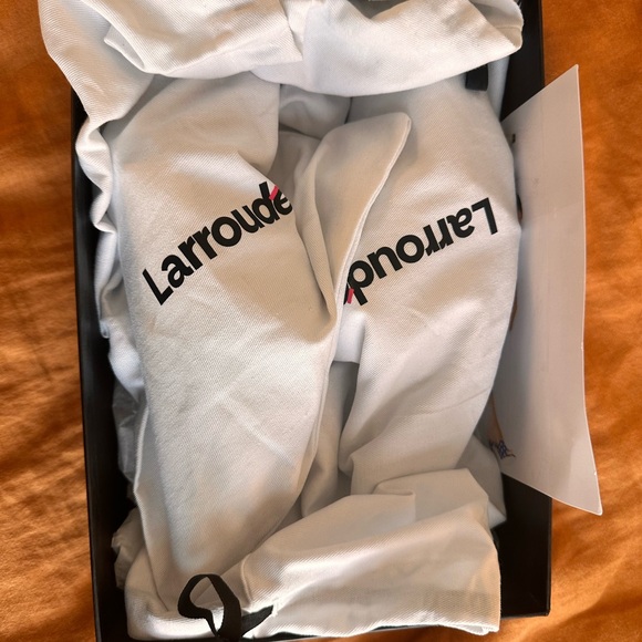 Larroude Silver Ines slingbacks (worn once) - Picture 7 of 11